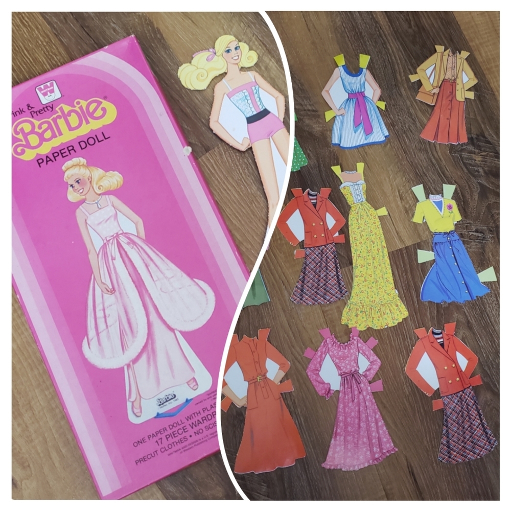 Vintage Barbie Paper Doll 1983